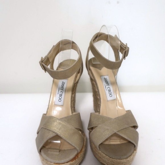 Jimmy Choo Phoenix Platform Espadrille Wedge - Picture 5 of 12